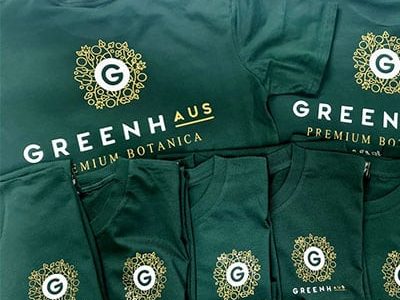 T-shirts branded