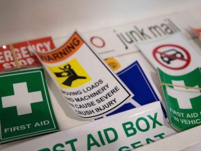 Interior Safety Stickers